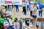 Polresta Tangerang Bagikan Paket Sembako dan Masker Pada Warga Tidak Mampu