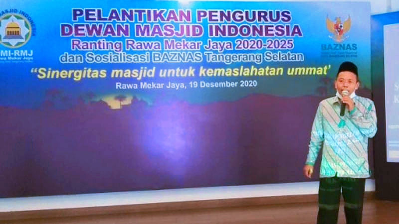 BAZNAS Tangsel Bekerjasama dengan DMI Serpong dan Ranting Rawa Mekar Jaya Gelar Sosialisasi Pembentukan UPZ