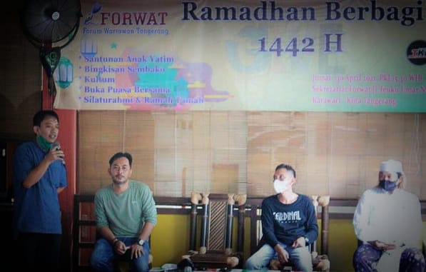 PWI Kota Tangerang Apresiasi Kegiatan Forwat Ramadhan 1442 H