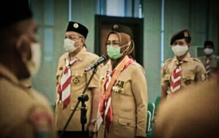 Walikota Airin Lantik Wahyunoto Lukman Sebagai Ketua Kwarcab Pramuka Tangsel