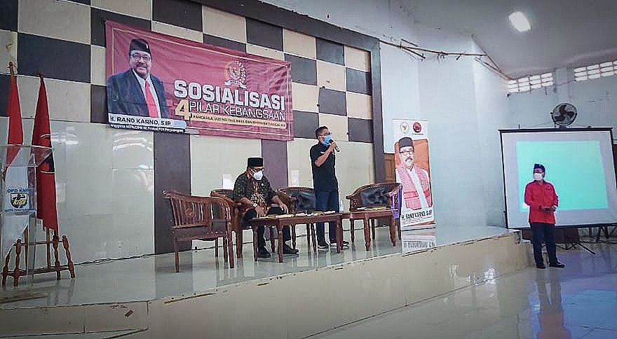 Rano Karno Sampaikan Sosialisasi 4 Pilar Kebangsaan di Tangerang