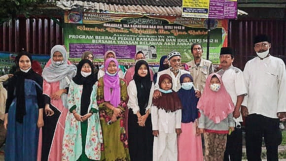 Puluhan Anak Yatim, Dhuafa dan Lansia Antusias Mendatangi Jumat Berkah Ramadhan YRA Annaba Tangsel