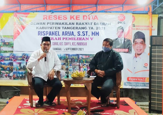 Anggota DPRD Tangerang Rispanel Reses Bersama Puluhan Jurnalis
