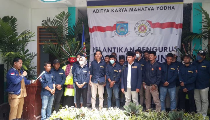 Ketua dan Pengurus Karang Taruna Kelurahan Parigi Baru Resmi Dilantik
