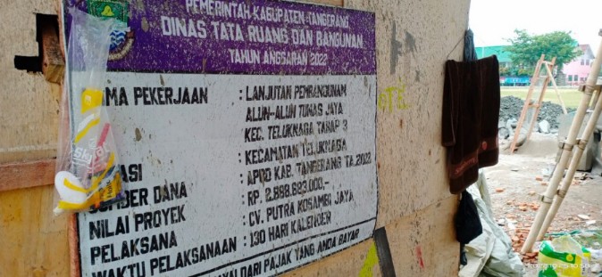 Pembangunan Alun-alun Tunas Jaya Rp2.888.683.000 Patut Dipertanyakan