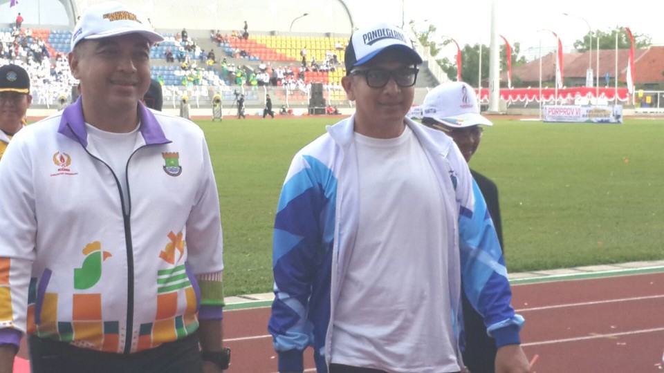 Bupati Zaki Menghadiri Pembukaan Porprov Banten di Stadion Benteng
