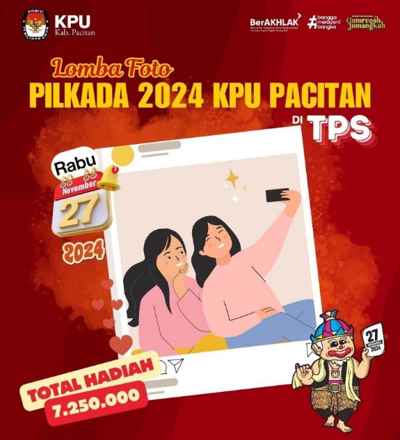 Ayo Ikuti Lomba Foto Pilkada 2024 KPU Pacitan, Berikut Ketentuannya