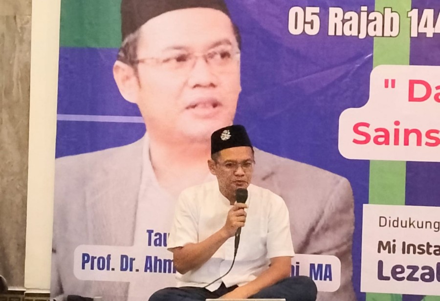 Prof Ahmad Najib berikan Tausiyah Tentang Dakwah melalui Sains