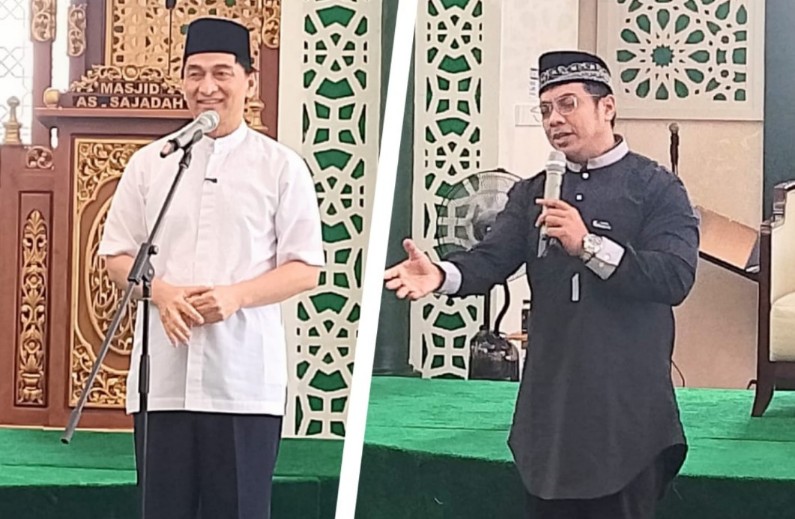 Tabligh Akbar Nuzulul Qur'an di Masjid As Sajadah, Tangerang Selatan, hadirkan Ustadz Riza Muhammad dan Wakil Gubernur Banten.