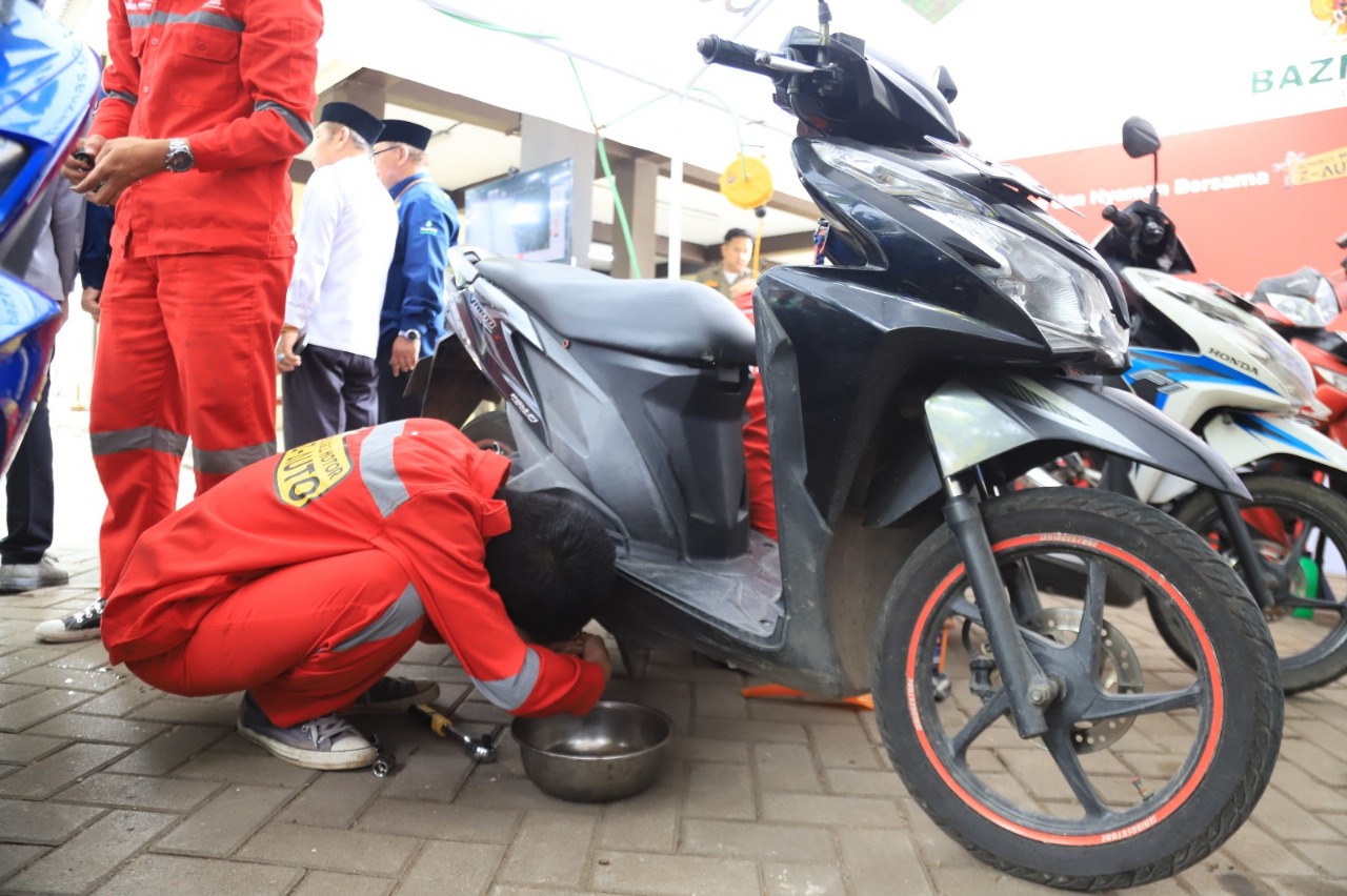 BAZNAS Kota Tangerang adakan Servis Motor Gratis dari 17-24 Maret 2025, memberikan perawatan kendaraan untuk masyarakat menjelang mudik
