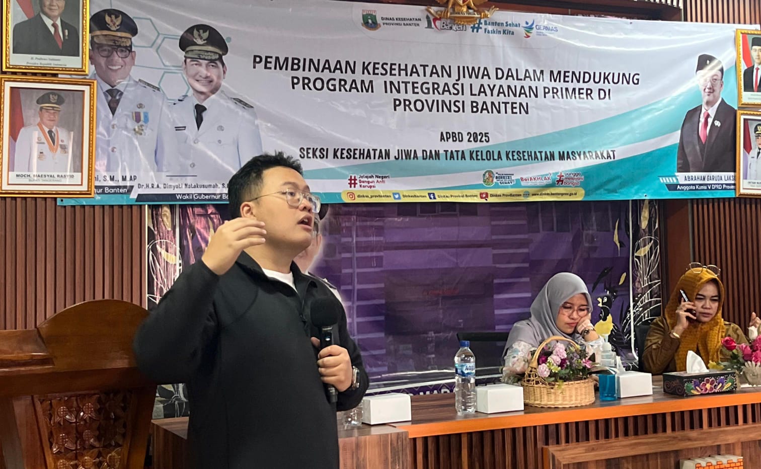 Abraham Garuda Laksono serukan pentingnya kesehatan jiwa untuk kesejahteraan masyarakat Banten dan dukung kolaborasi lintas sektor.