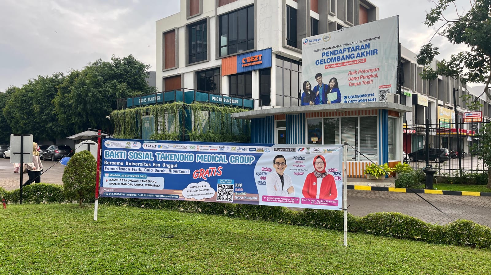Takenoko Medical Group gelar CSR pemeriksaan kesehatan gratis, senam & talkshow di UEU Tangerang, terbuka untuk masyarakat umum.