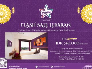 Rayakan Lebaran dengan Staycation, Fame Hotel Gading Serpong Beri Promo Menarik