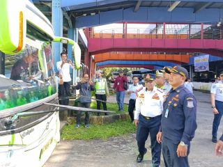 Ramp Check Jelang Mudik: Dishub Tangsel Temukan Bus Lampu Rusak dan Kelebihan Kapasitas