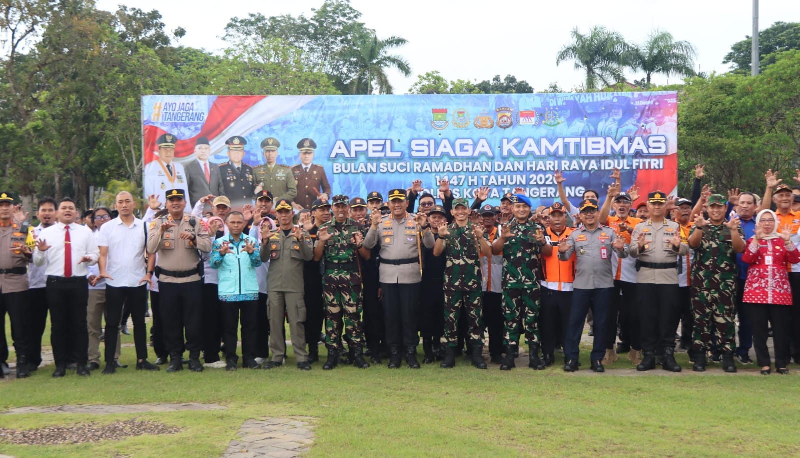Polresta Tangerang siagakan 1.123 personel gabungan dalam Operasi Ketupat Maung 2026 untuk pengamanan mudik dan perayaan Idulfitri 1447 H.