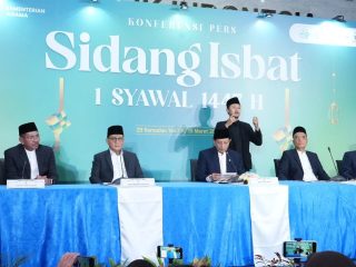 Hasil Sidang Isbat: Idulfitri 1447 H Jatuh pada 21 Maret 2026