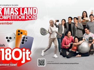 Sinar Mas Land buka lomba video 2026 dengan hadiah Rp180 juta. Simak cara daftar, syarat, dan peluang menang bagi kreator konten.