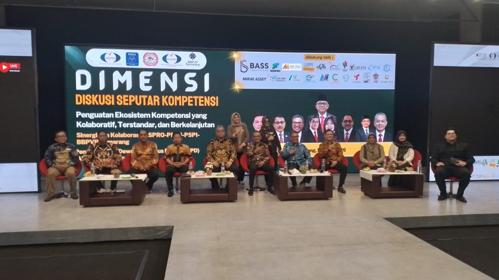 DIMENSI #1 oleh IASPRO dorong solusi atasi gap kompetensi SDM dan industri lewat kolaborasi lintas sektor di Semarang, 11 April 2026.