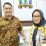 Kepala Bidang Hubungan Industrial Disnakertrans Kota Serang, Ratu Ani Nuraini didampingi Kepala Bidang Pelatihan dan Produktivitas Disnakertrans Kota Serang, Nafis Hani