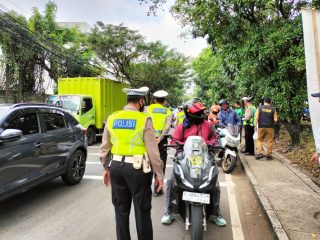 Samsat Cikokol Intensifkan Razia PKB di Tangerang, Puluhan Kendaraan Terjaring