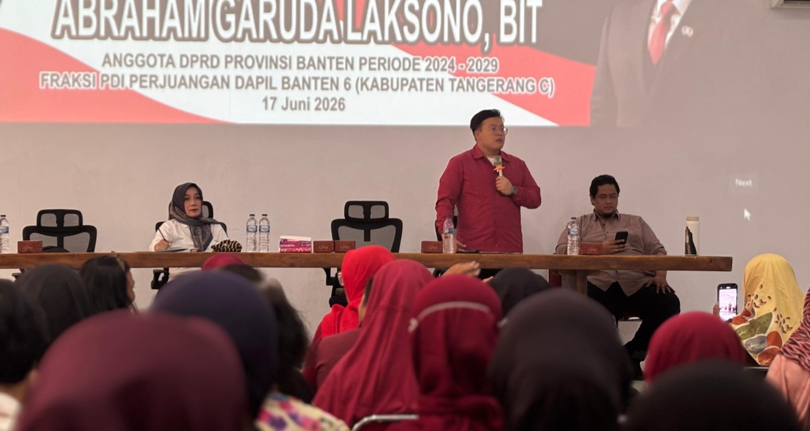 Abraham Garuda Laksono serap aspirasi warga Tangerang, soroti honor guru honorer, pendidikan, dan kesejahteraan sosial.