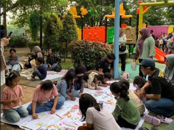 Tingkatkan Literasi Anak, TBM Kampung Kelir Tangerang Gelar Kelas Dongeng Akhir Pekan